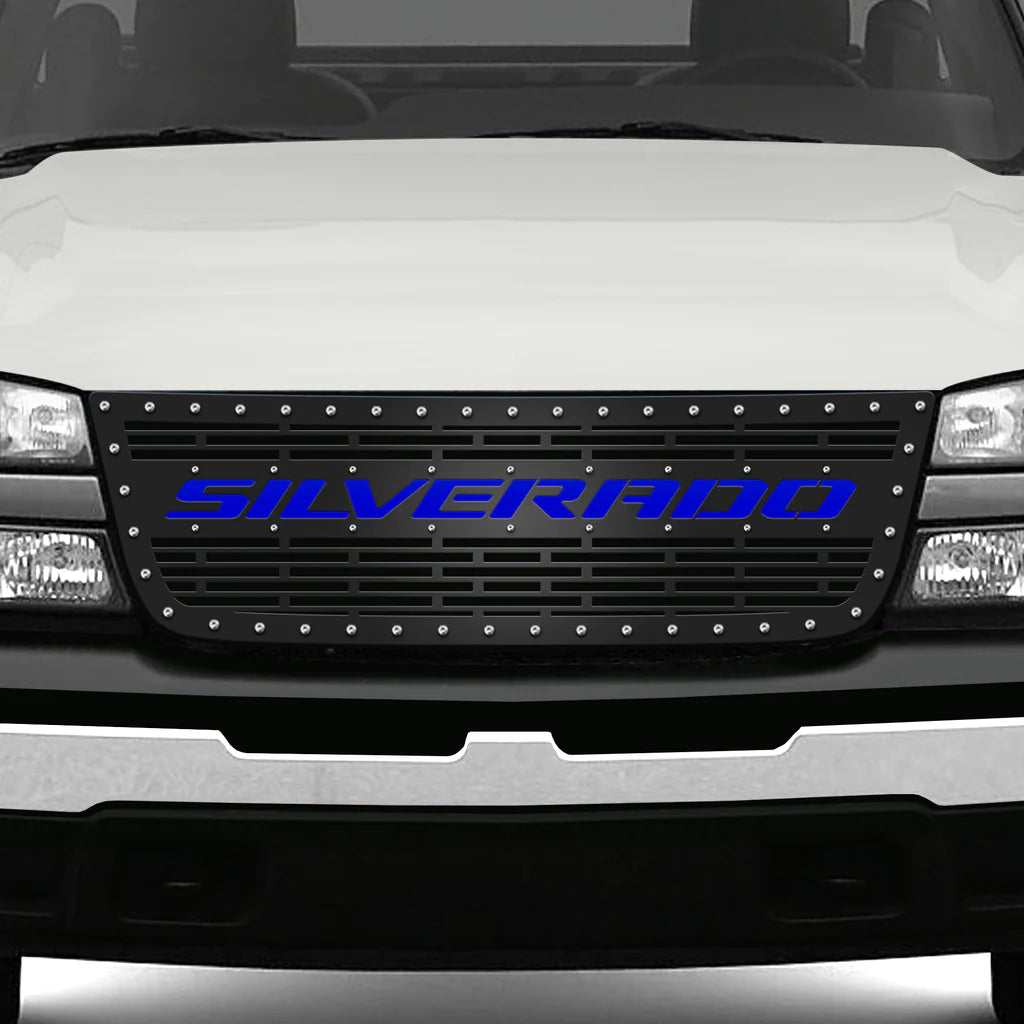 Exterior Chevy 2003-2006 Silverado 1500/2500 Avalanche Glossy Black Front Vertic Exterior Chevy 2003-2006 Silverado 1500/2500 Avalanche Glossy Black Front Vertic