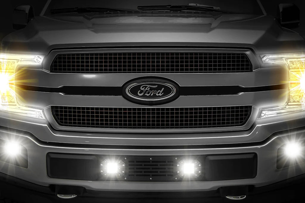 Speed Daddy Raptor Style Steel Front Bumper Face Bar W/ Mesh Grille For Ford F150 2015-2018