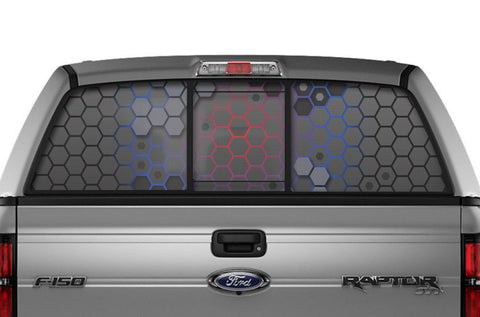 Ford F150 Rear Window Decal Graphics (2009-2014) HEX - RacerX Customs