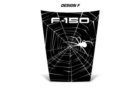 Ford F150 Hood Graphics (2015-2018) SPIDER WEB - RacerX Customs