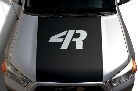 Toyota 4Runner Hood Wrap - Vinyl - 4R (2010-2017) - RacerX Customs