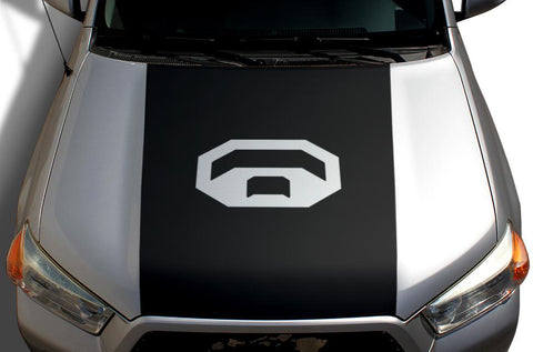 Toyota 4Runner Hood Wrap - Vinyl - T Logo v1 (2010-2017) - RacerX Customs