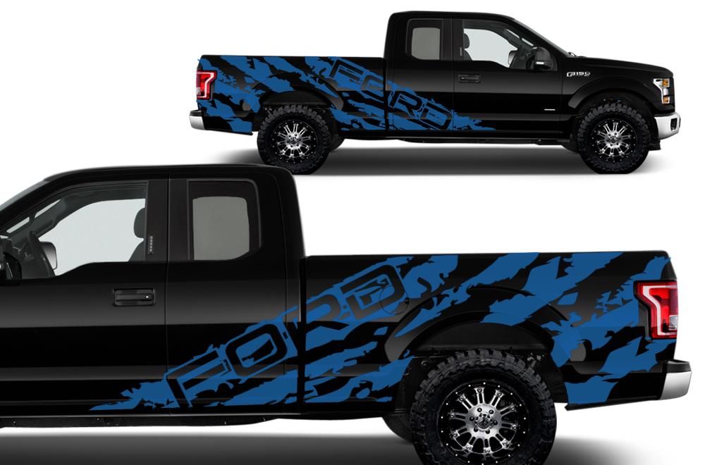Ford F-150 Vinyl Graphics – RacerX Customs