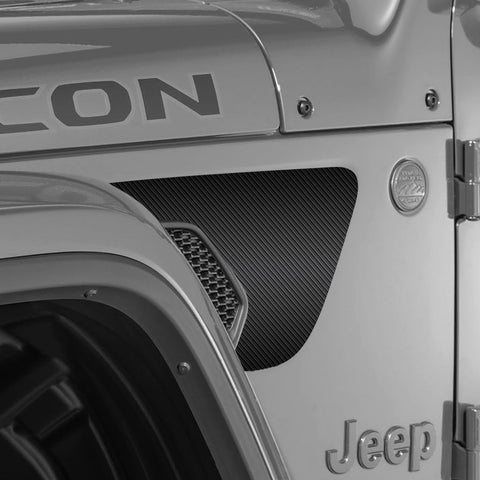 Jeep Wrangler Vent Graphics ('18-'22) Carbon Fiber
