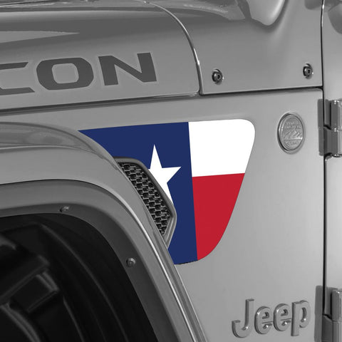 Jeep Wrangler Vent Graphics ('18-'22) Texas