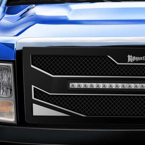Ford Super Duty Custom Grille with LED Bar (2011-2016) RC4X - RacerX Customs