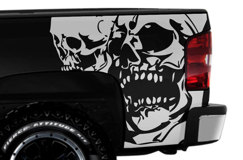 Chevy Silverado Quarter Panel Wrap (2008-2013) Double-Skull - RacerX Customs