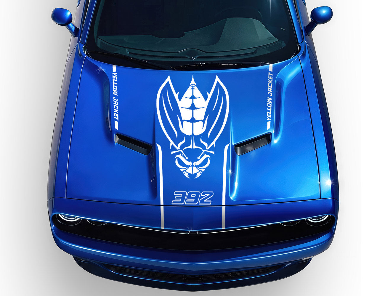 Dodge Challenger Hood Graphics ('15-'23) YELLOW JACKET