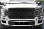 Ford F150 Black Steel Grille ('18-'20) FORD Pattern - RacerX Customs | Auto Graphics, Truck Grilles and Accessories