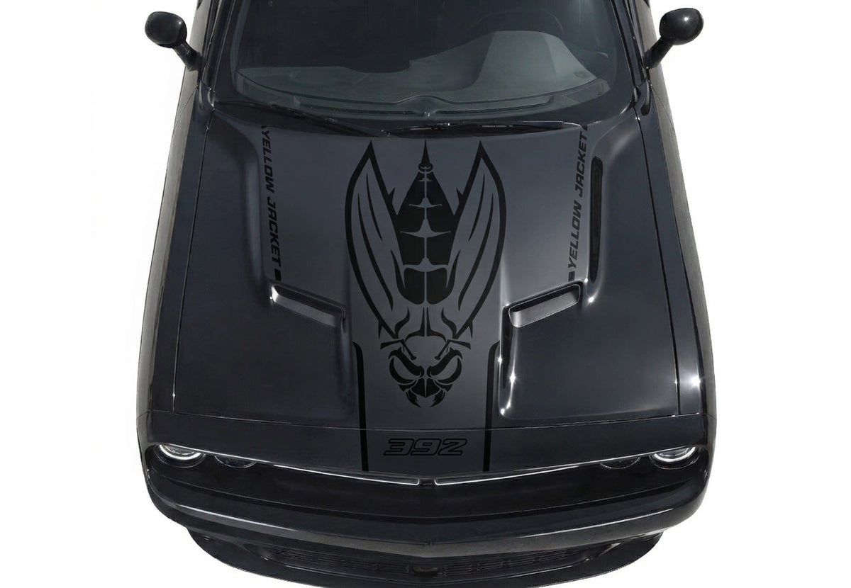 Dodge Challenger Hood Graphics ('15-'23) YELLOW JACKET