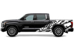 Toyota Tundra Half-Side Decals ('22-'26) TUNDRA Shred