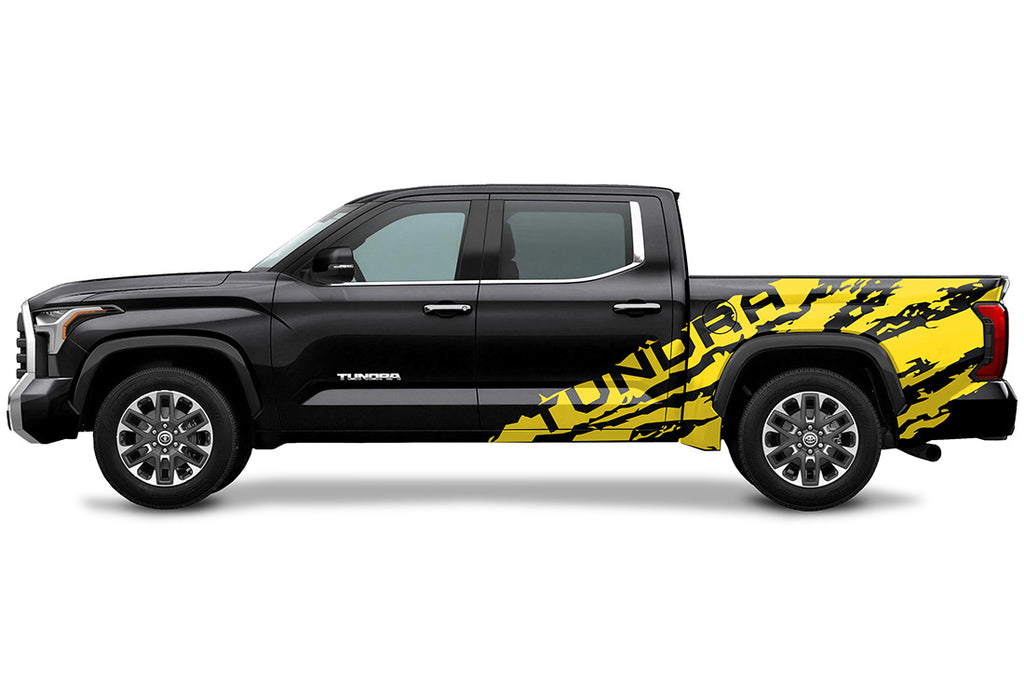 Toyota Tundra Half-Side Decals ('22-'26) TUNDRA Shred