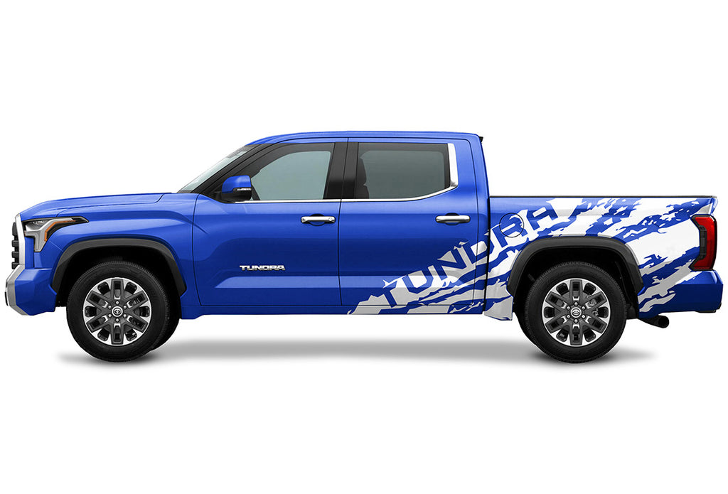 Toyota Tundra Half-Side Decals ('22-'26) TUNDRA Shred