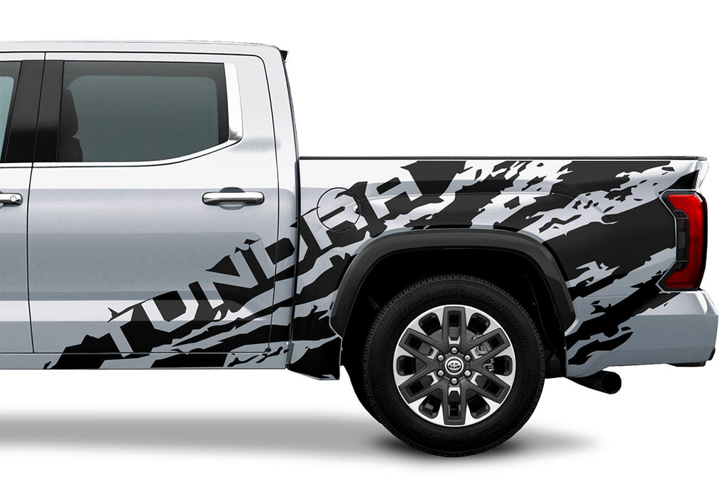 Toyota Tundra Half-Side Decals ('22-'26) TUNDRA Shred