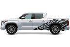 Toyota Tundra Half-Side Decals ('22-'26) TUNDRA Shred