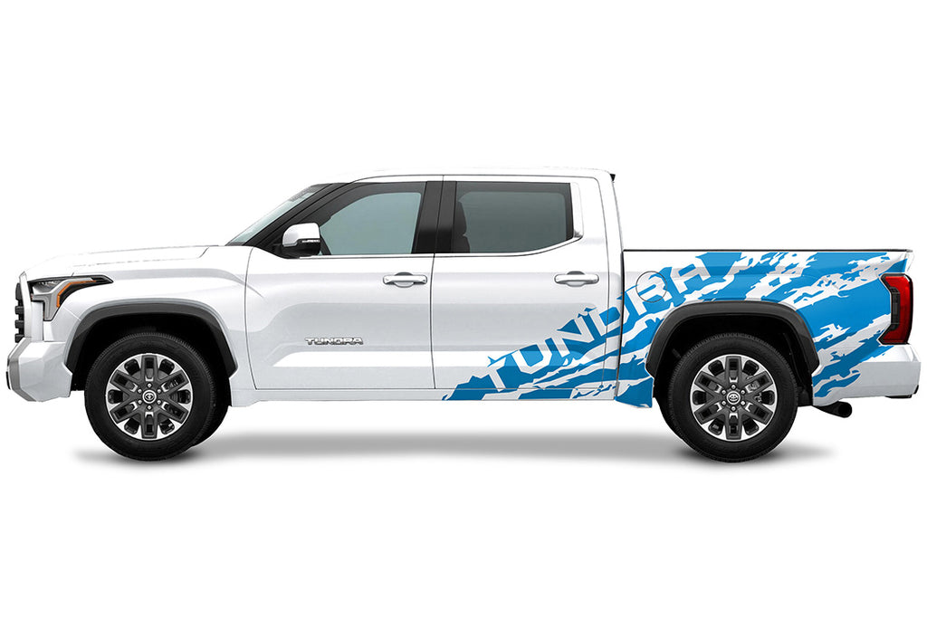 Toyota Tundra Half-Side Decals ('22-'26) TUNDRA Shred