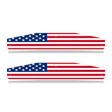 Mud Flap Splash Guards for Semi-Trucks with Stainless Steel Weights - Stars & Stripes