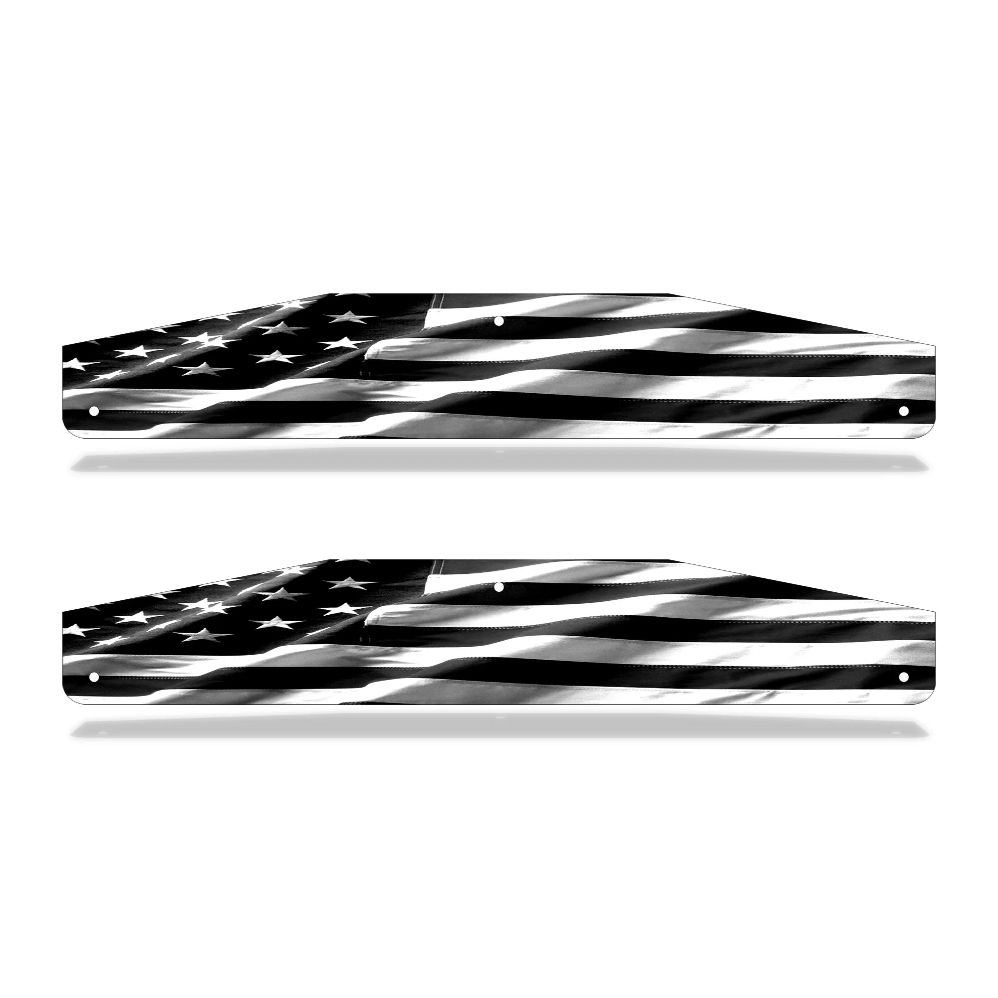 Mud Flap Splash Guards for Semi-Trucks with Stainless Steel Weights - Subdued