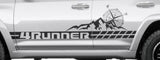 Toyota 4Runner Vinyl Stripes Wrap Kit - Mountains ('10-'17)