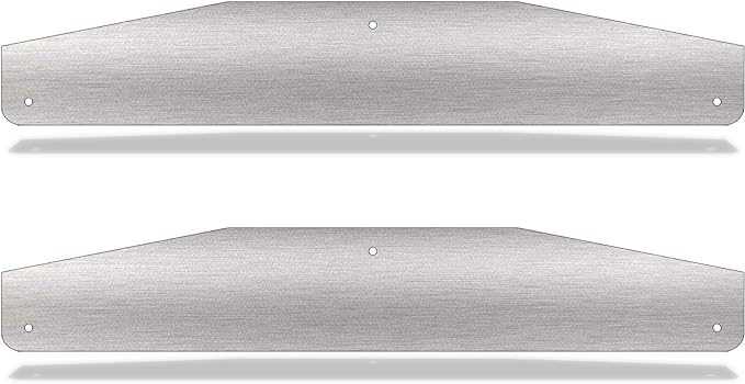 Mud Flap Splash Guards for Semi-Trucks with Stainless Steel Weights - Brushed Stainless Steel - RacerX Customs | Auto Graphics, Truck Grilles and Accessories