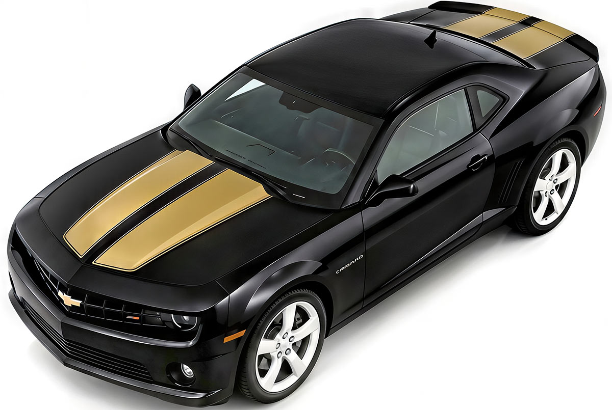 Chevy Camaro Hood & Trunk Stripes ('10-'15) Racing Stripes