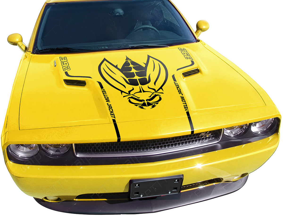 Dodge Challenger Hood Graphics ('08-'14) YELLOW JACKET