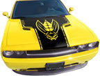 Dodge Challenger Hood Graphics ('08-'14) YELLOW JACKET (Back-Fill)