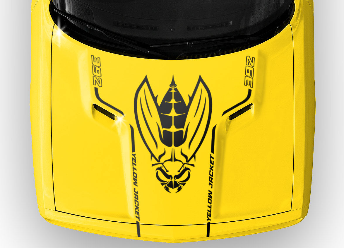 Dodge Challenger Hood Graphics ('08-'14) YELLOW JACKET