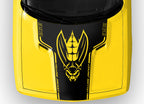 Dodge Challenger Hood Graphics ('08-'14) YELLOW JACKET (Back-Fill)