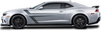 Chevy Camaro Vinyl Stripes Wrap Kit ('10-'15) Side "T" Stripes - RacerX Customs | Auto Graphics, Truck Grilles and Accessories