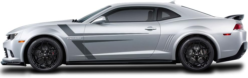 Chevy Camaro Vinyl Stripes Wrap Kit ('10-'15) Side "T" Stripes - RacerX Customs | Auto Graphics, Truck Grilles and Accessories