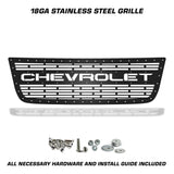 Chevy 1500/2500 Steel Grille ('03-'07) CHEVROLET - RacerX Customs | Auto Graphics, Truck Grilles and Accessories