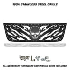 Chevy Silverado 1500/2500 Steel Grille ('03-'07) NIGHTMARE - RacerX Customs | Auto Graphics, Truck Grilles and Accessories