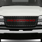 Chevy 1500 Stainless Steel Grille ('03-'07) Red SILVERADO