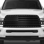 Dodge Ram 2500/3500 Steel Grille ('13-'18) American Flag - RacerX Customs | Auto Graphics, Truck Grilles and Accessories