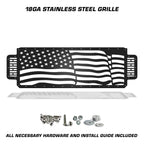 Steel Grille for Ford Super Duty F250/F350 ('17-'19) | AMERICA - WAVE - RacerX Customs | Auto Graphics, Truck Grilles and Accessories