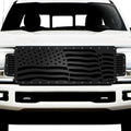 Steel Grille for Ford Super Duty F250/F350 ('17-'19) | AMERICA - WAVE - RacerX Customs | Auto Graphics, Truck Grilles and Accessories