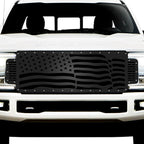 Steel Grille for Ford Super Duty F250/F350 ('17-'19) | AMERICA - WAVE - RacerX Customs | Auto Graphics, Truck Grilles and Accessories