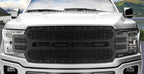 Ford F150 Black Steel Grille ('18-'20) FORD Pattern - RacerX Customs | Auto Graphics, Truck Grilles and Accessories