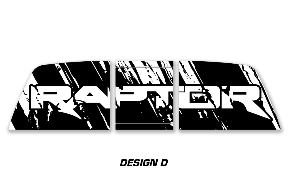 Ford Raptor Rear Window Decal Graphics ('09-'14) DIGITAL MUD