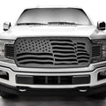 Ford F150 Black Steel Grille ('18-'20) Waving Flag Pattern