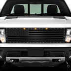 Ford Raptor Grille ('10-'14) Black Steel, AMERICAN FLAG