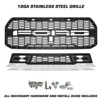 Ford F150 Grille ('15-'17) FORD Logo with Raptor Lights