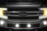 Ford F150 Black Steel Grille ('18-'20) Lower Bumper with LED pods