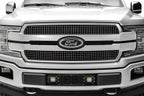 Ford F150 Black Steel Grille ('18-'20) Lower Bumper with LED pods