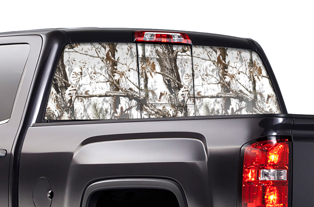 GMC Sierra Rear Window Decal Graphics ('14-'17) TUNDRA CAMO