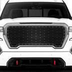 GMC Sierra Grille ('19-'21) Black Steel with BRICK Pattern