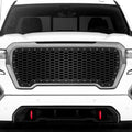 GMC Sierra Grille ('19-'21) Black Steel with HONEYCOMB Pattern - RacerX Customs | Auto Graphics, Truck Grilles and Accessories