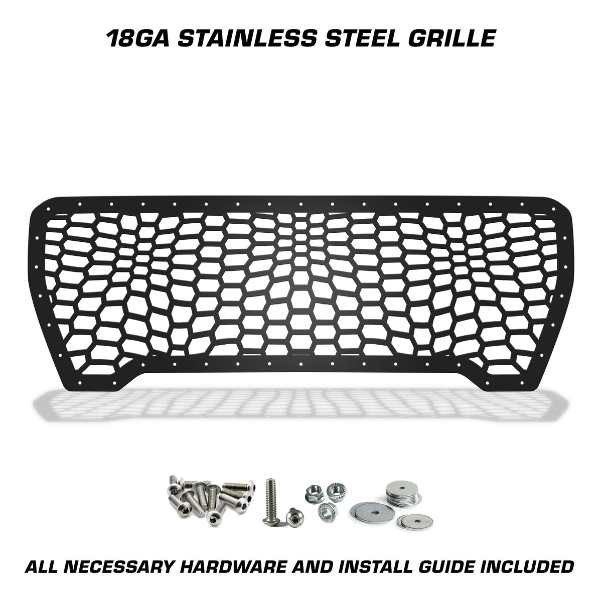 GMC Sierra Grille ('19-'21) Black Steel with MARINE CAMO Pattern