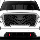 GMC Sierra Grille ('19-'21) Black Steel with NIGHTMARE Pattern